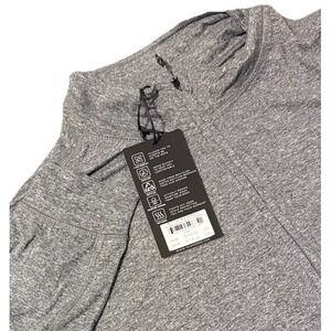 NWT 7 Diamonds Men's Small Core Performance‎ Hoodie Charcoal Gray Active Gym